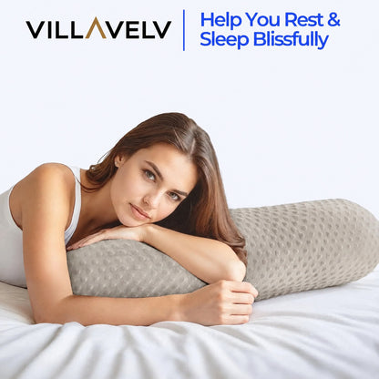 Long Body Pillow for Side Sleepers, Soft Memory Fiber Hugging Pillow, 24 in or 39 in