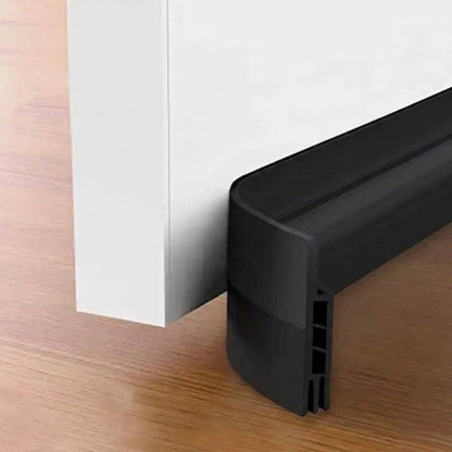 Door Draft Stopper Seal Strip, Self Adhesive Weather Stripping for Bottom of Door and Window Gaps