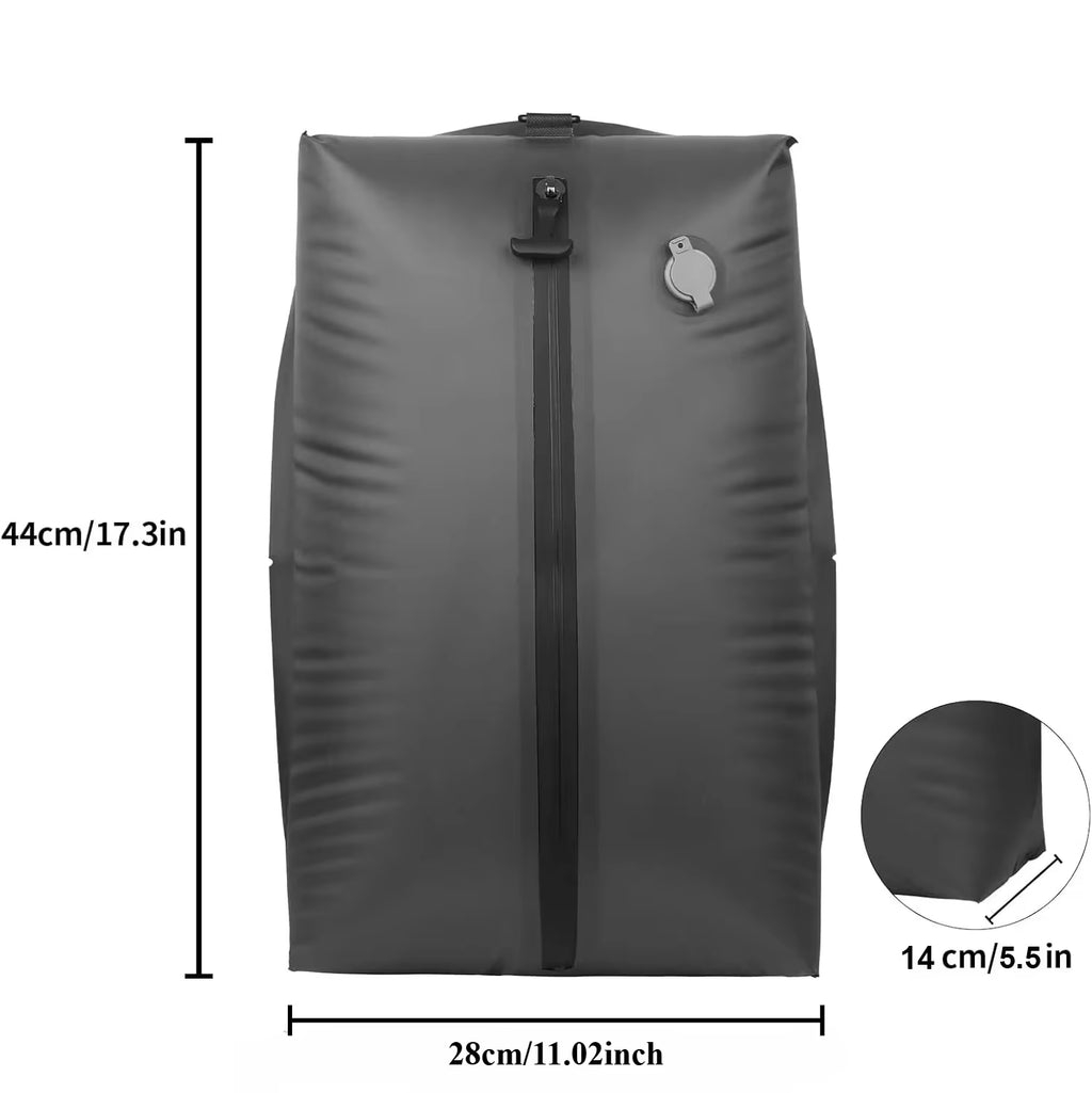17L Vacuum Compression Bag with Air Pump Reusable Travel Clothing Storage Bag Compression Luggage Bag
