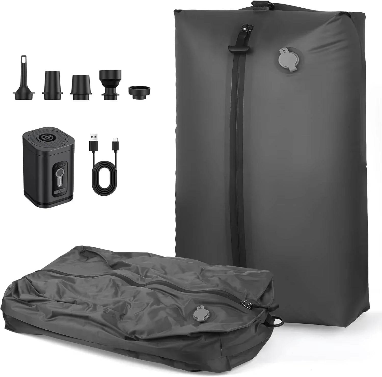 17L Vacuum Compression Bag with Air Pump Reusable Travel Clothing Storage Bag Compression Luggage Bag