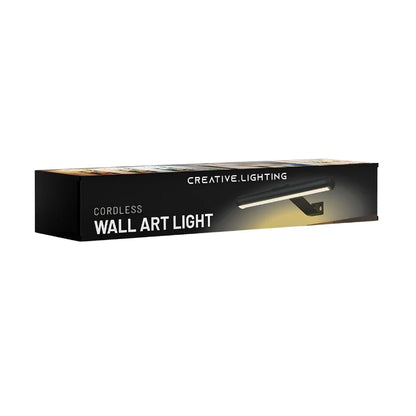 Cordless Picture Light with Remote, Rechargeable LED Art Light, Dimmable 3 Color
