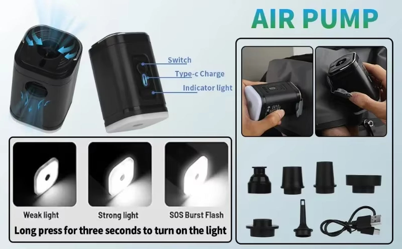 17L Vacuum Compression Bag with Air Pump Reusable Travel Clothing Storage Bag Compression Luggage Bag
