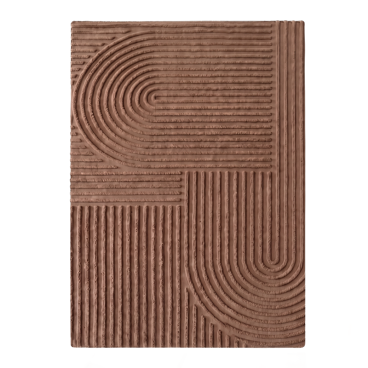 Linea Curved Thread Microfiber Door Mat Quick Drying Entryway Mat