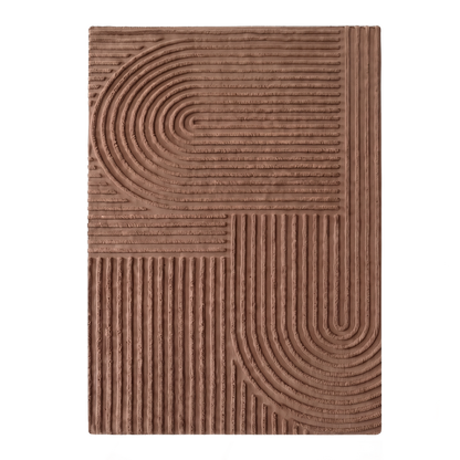 Linea Curved Thread Microfiber Door Mat Quick Drying Entryway Mat