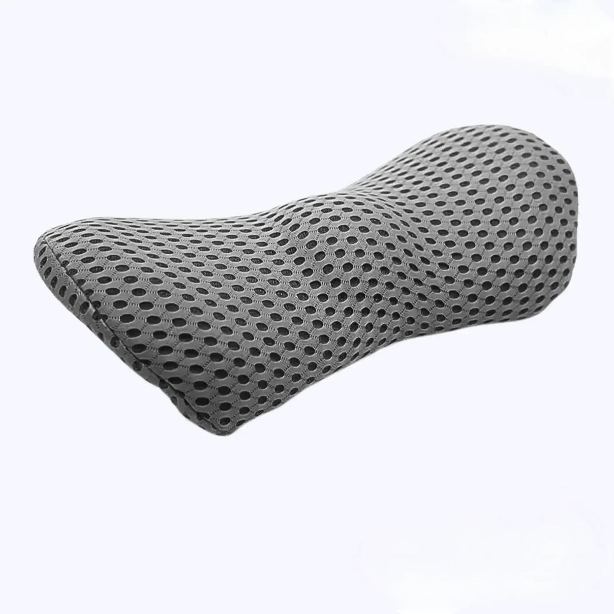 Memory Foam Lumbar Support Pillow, Lower Back Cushion for Office Chair and Car, Mesh Cover