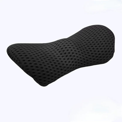 Memory Foam Lumbar Support Pillow, Lower Back Cushion for Office Chair and Car, Mesh Cover