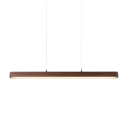 Ardenia Modern Wood Linear LED Pendant Light for Dining Rooms and Kitchens