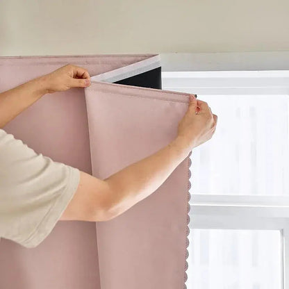 Portable Blackout Curtains, Self Adhesive Window Blackout Cover, No Drill, Cut to Size