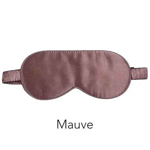 Bamboo Sleep Mask with Adjustable Strap, Contoured Light Blocking Eye Mask for Travel and Naps