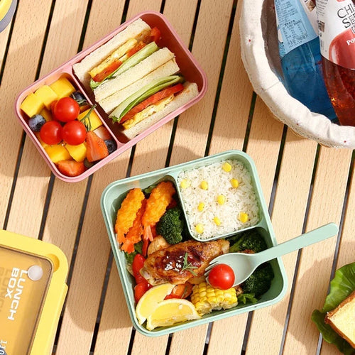 Leak Proof Bento Lunch Box with Cutlery, Microwave and Dishwasher Safe Lunch Container, 850 or 1100 ml