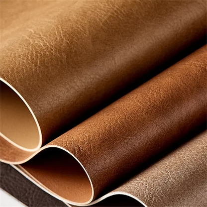 Double Sided Faux Leather Placemats, Set of 4 or 6 Rectangle Waterproof Heat Resistant Table Mats