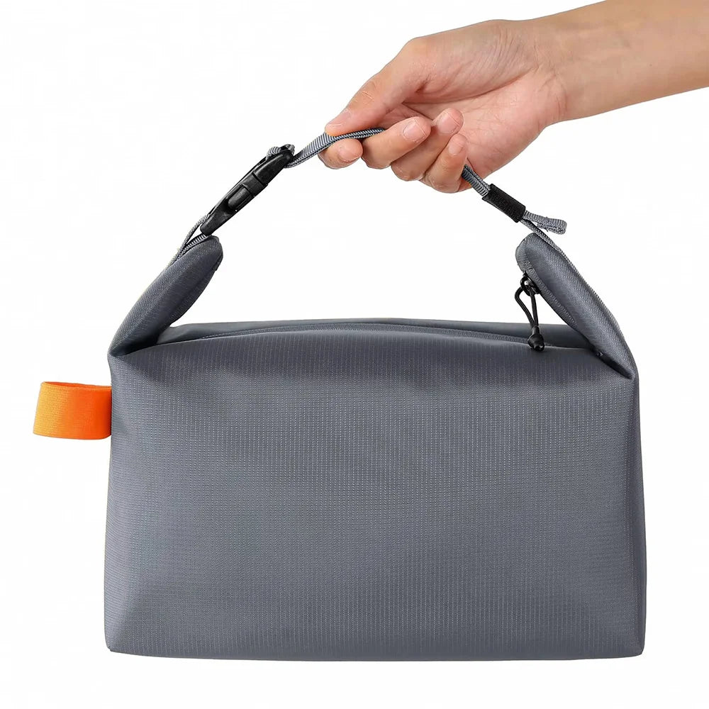 Insulated Lunch Bag with Zipper, Large Reusable Lunch Tote for Work, Office, Picnics and Travel