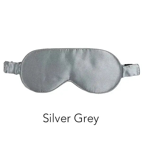 Bamboo Sleep Mask with Adjustable Strap, Contoured Light Blocking Eye Mask for Travel and Naps