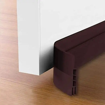Door Draft Stopper Seal Strip, Self Adhesive Weather Stripping for Bottom of Door and Window Gaps