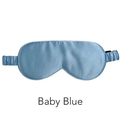 Bamboo Sleep Mask with Adjustable Strap, Contoured Light Blocking Eye Mask for Travel and Naps