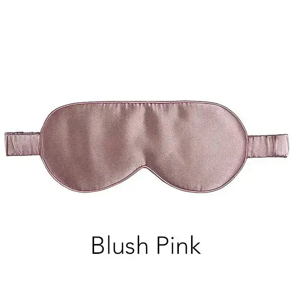 Bamboo Sleep Mask with Adjustable Strap, Contoured Light Blocking Eye Mask for Travel and Naps