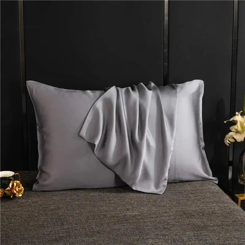 Silky Satin Pillowcase, Smooth Cooling Standard Pillow Cover, 20 x 30 in, 7 Colors