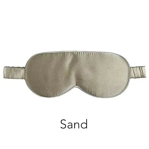 Bamboo Sleep Mask with Adjustable Strap, Contoured Light Blocking Eye Mask for Travel and Naps