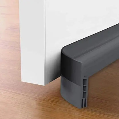 Door Draft Stopper Seal Strip, Self Adhesive Weather Stripping for Bottom of Door and Window Gaps