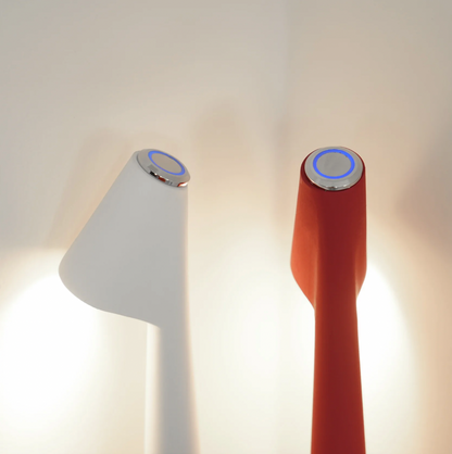 Cordless Table Lamp, Rechargeable LED Touch Lamp, Minimalist Aluminum Bedside Light