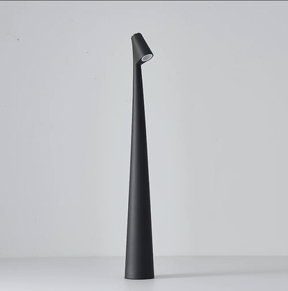 Cordless Table Lamp, Rechargeable LED Touch Lamp, Minimalist Aluminum Bedside Light