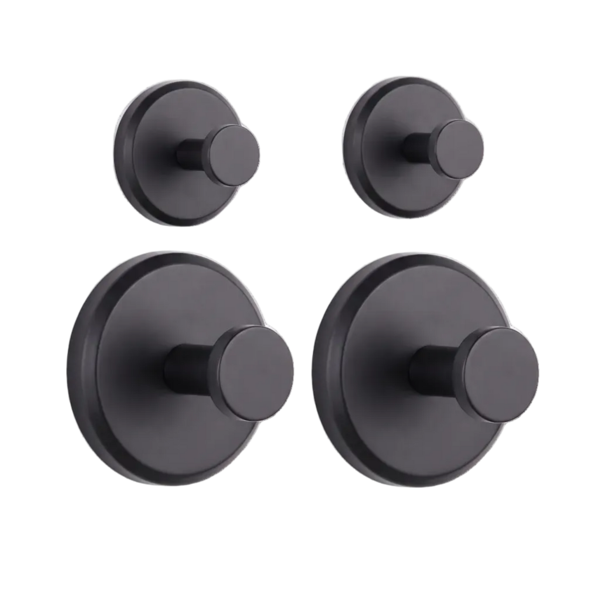 Marnix Heavy Duty Suction Cup Hooks 4 Pack for Bathroom and Kitchen Walls
