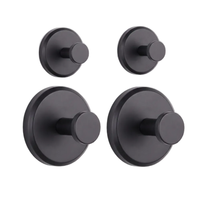 Marnix Heavy Duty Suction Cup Hooks 4 Pack for Bathroom and Kitchen Walls