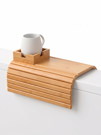 Calder tray with a mug on white