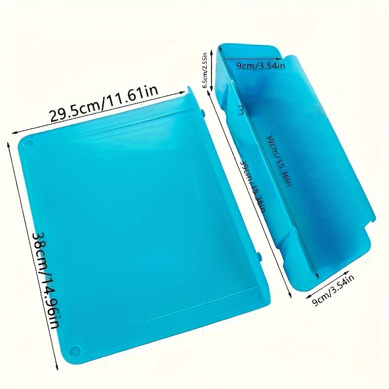 2 in 1 Chopping Board with Detachable Storage Container, Plastic Cutting Board for Kitchen and Camping