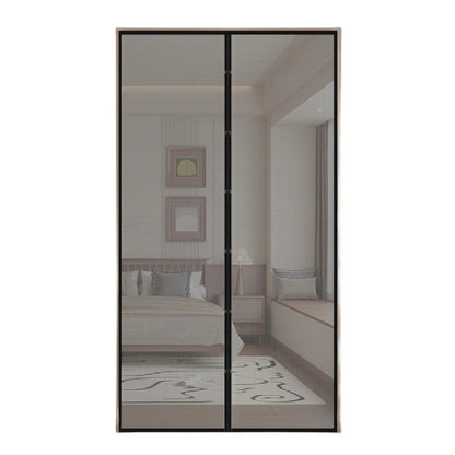Magnetic Screen Door for Patio and Entry Doors, Self Closing Fiberglass Mesh Mosquito Curtain