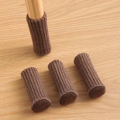 Chair Leg Socks 16 Pack, Knitted Furniture Floor Protectors for Hardwood Floors, Reduce Noise