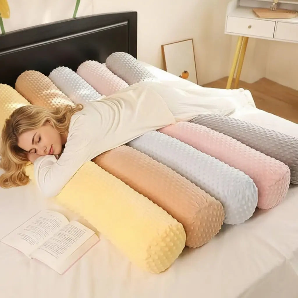 Long Body Pillow for Side Sleepers, Soft Memory Fiber Hugging Pillow, 24 in or 39 in