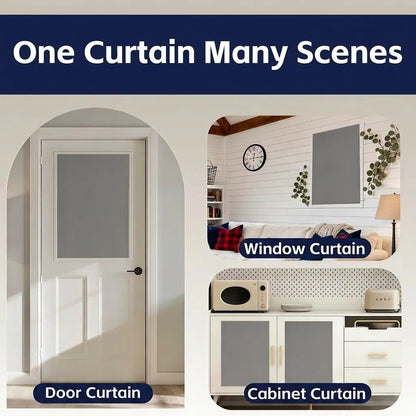 Portable Blackout Curtains, Self Adhesive Window Blackout Cover, No Drill, Cut to Size