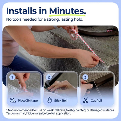 Edge Guard Strip for Baby Proofing, 79 in Soft Corner Protector for Tables, Desks and Furniture