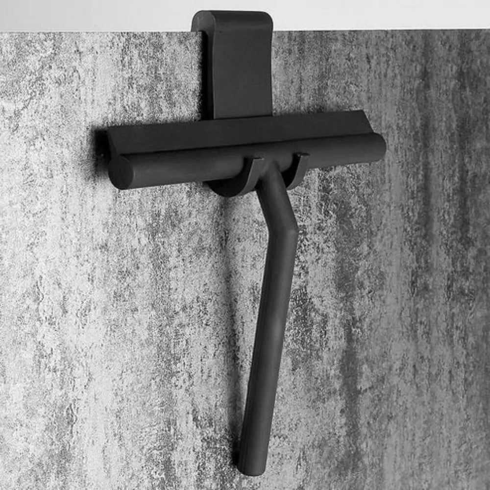 Modern Shower Squeegee with Silicone Blade, Bathroom Glass Door Wiper for Mirrors, Tiles and Windows