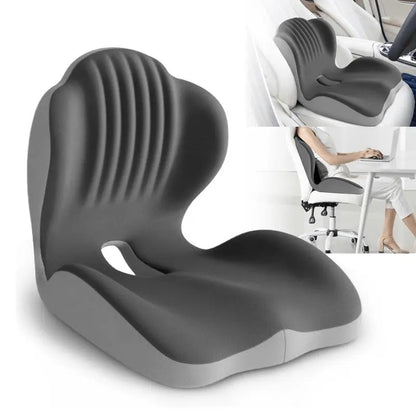 Memory Foam Seat Cushion with Back Support, Ergonomic Office and Car Chair Cushion