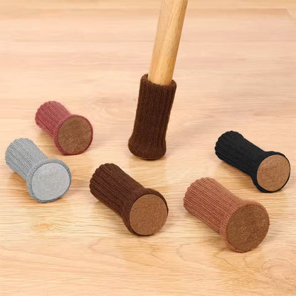 Chair Leg Socks 16 Pack, Knitted Furniture Floor Protectors for Hardwood Floors, Reduce Noise