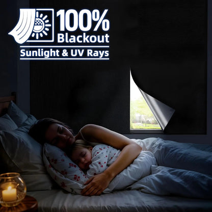 Magnetic Blackout Window Shade, DIY Blackout Curtain for Bedroom and Sleep