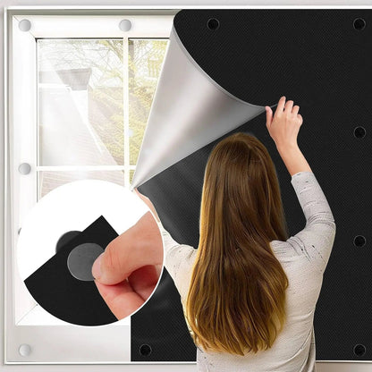 Magnetic Blackout Window Shade, DIY Blackout Curtain for Bedroom and Sleep