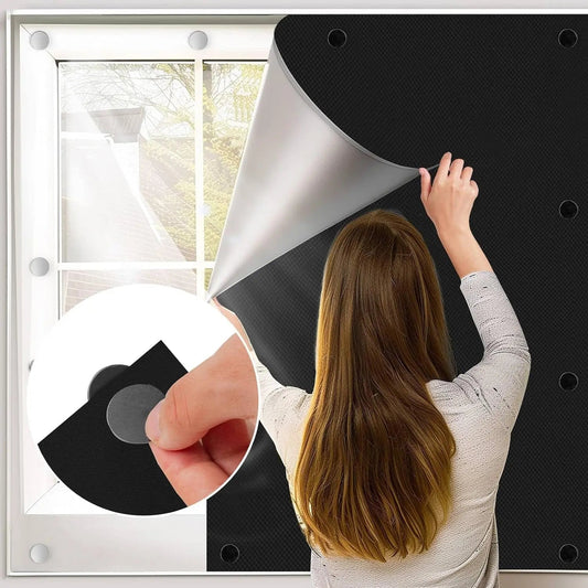 Magnetic Blackout Window Shade, DIY Blackout Curtain for Bedroom and Sleep