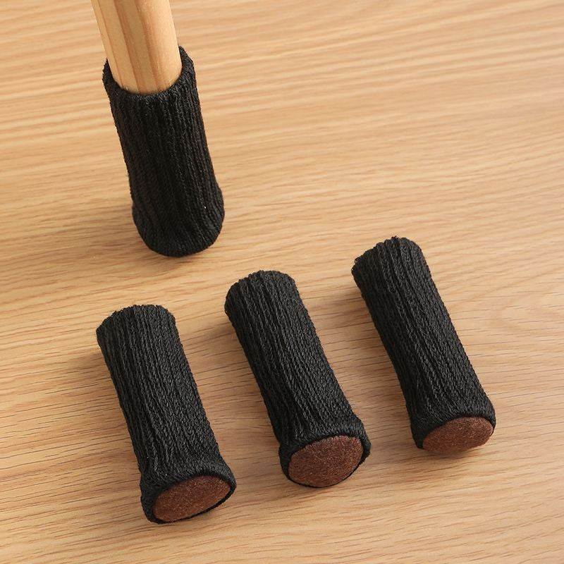 Chair Leg Socks 16 Pack, Knitted Furniture Floor Protectors for Hardwood Floors, Reduce Noise