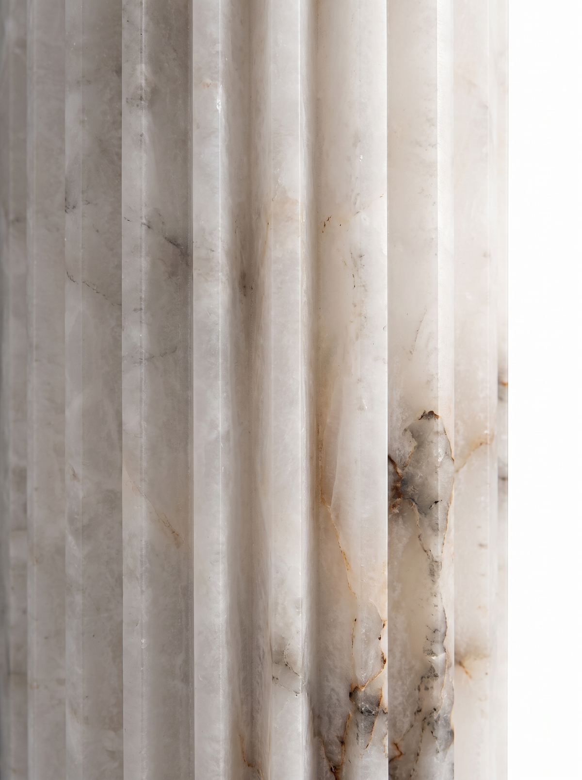 Marble veining close up