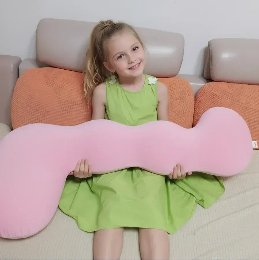 Dino Body Pillow, Memory Foam Full Body Hugging Pillow for Side Sleepers, Kids and Adult