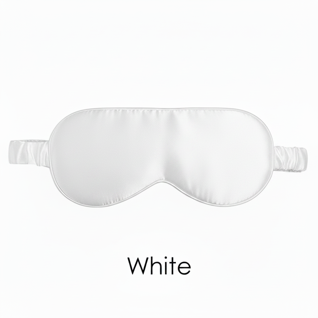 Bamboo Sleep Mask with Adjustable Strap, Contoured Light Blocking Eye Mask for Travel and Naps